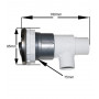 Jet 3.85" (95mm) directionnel INOX Calspas®