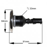 Whirlpool-Düse 2" (64 mm) Roto Edelstahl