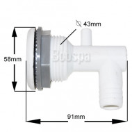 Threaded Socket for 2'' Jet