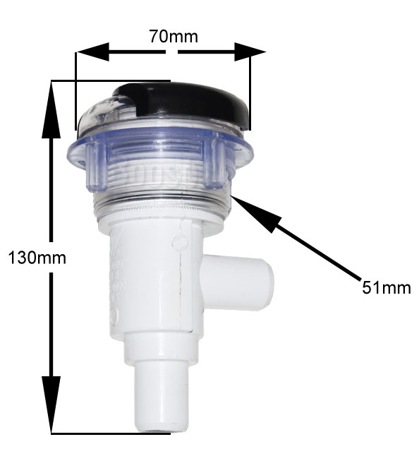 Calspas diverter valve LED 2 way Complete