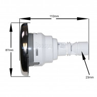 Jet Maxi Flow directionnel 3.25" (87mm) à clipser