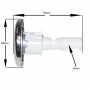 Jet 2" (54mm) Storm INOX/ABS Calspas®