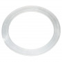 Veined gasket for suction fitting
