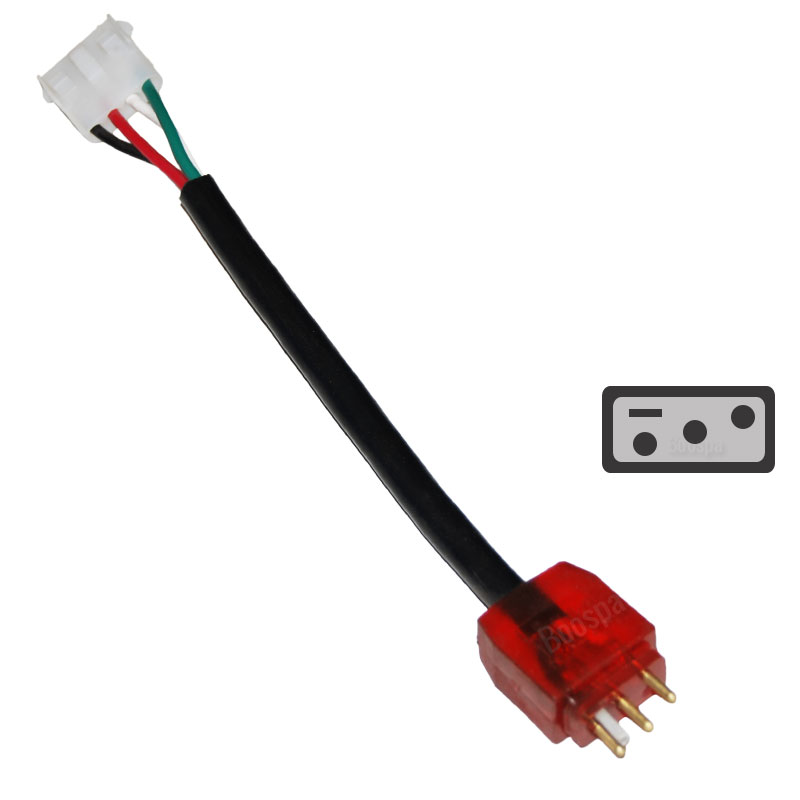 Amp Plug to Mini J&J 2-Speed pump Adapter