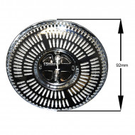 Stainless steel suction drain cover with 2 fixing screws