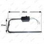 Heater Assembly: 2.7KW, 230V, 6500-401 Lo-Flo Titanium - C3478-1A