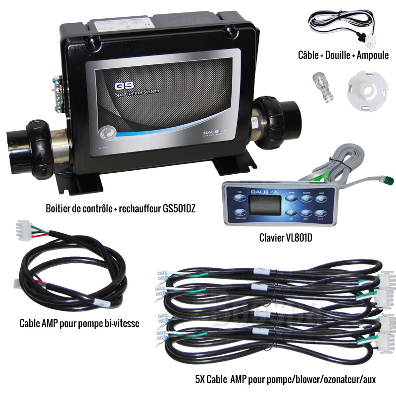 Système électronique complet VL801D + GS501DZ