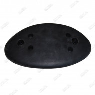 Oval headrest for spa