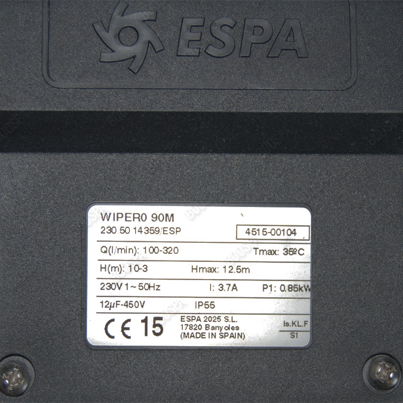 90M WIPER0 circulation pump