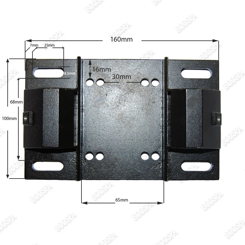 Plaque de fixation pour pompe spa