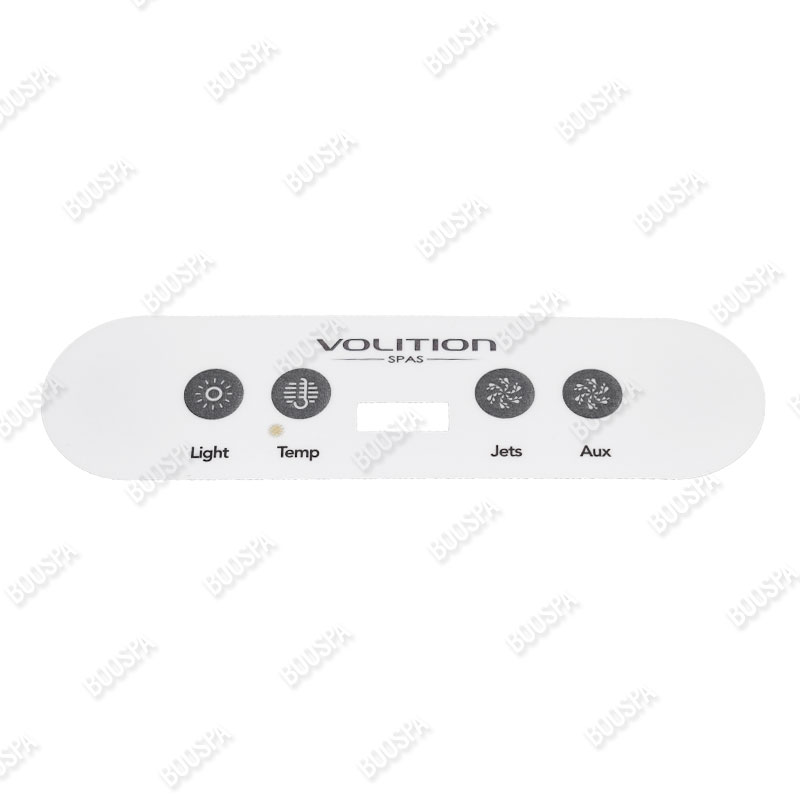 Type 2 Overlay for Volition® spa control panel