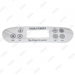 Type 5 Overlay for Volition® spa control panel
