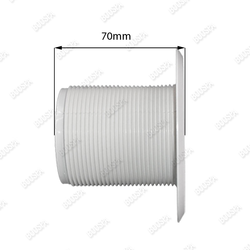 Refoulement béton, fileté 2" et 50 à coller, nu
