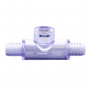 Straight tee with 2 ribbed ports 3/4" M for flow switch Q12DS-C2