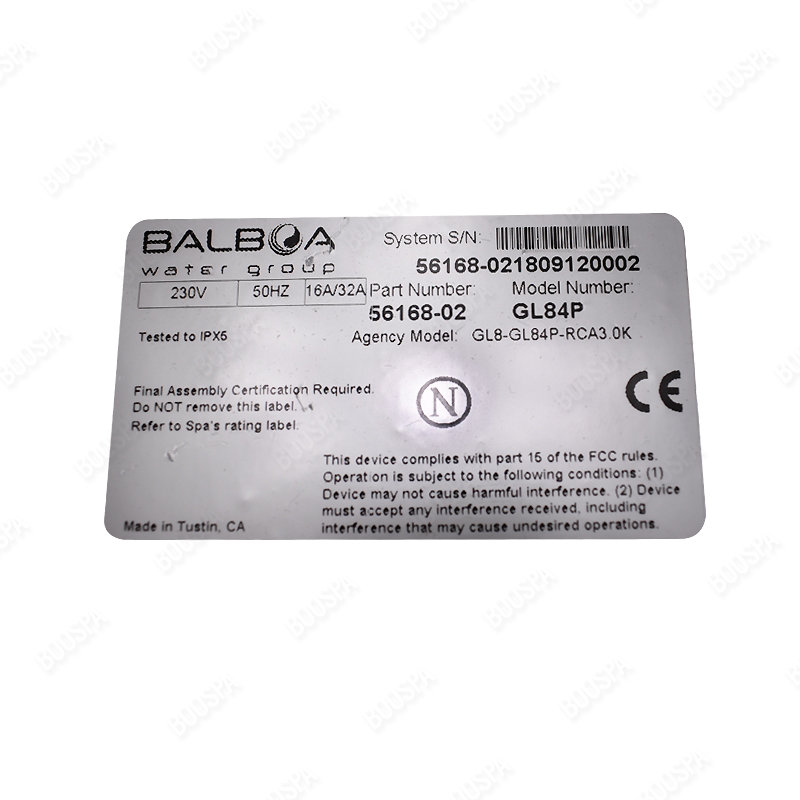 Boitier de contrôle BALBOA + réchauffeur GL84P M7 3kW