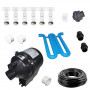 Blower kit 6 jets for concrete spa - Stainless style