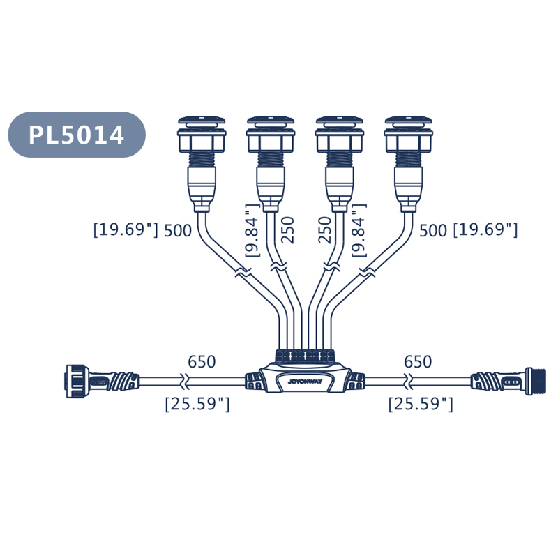 Câble LED PL5014 - 4 LEDS - JOYONWAY