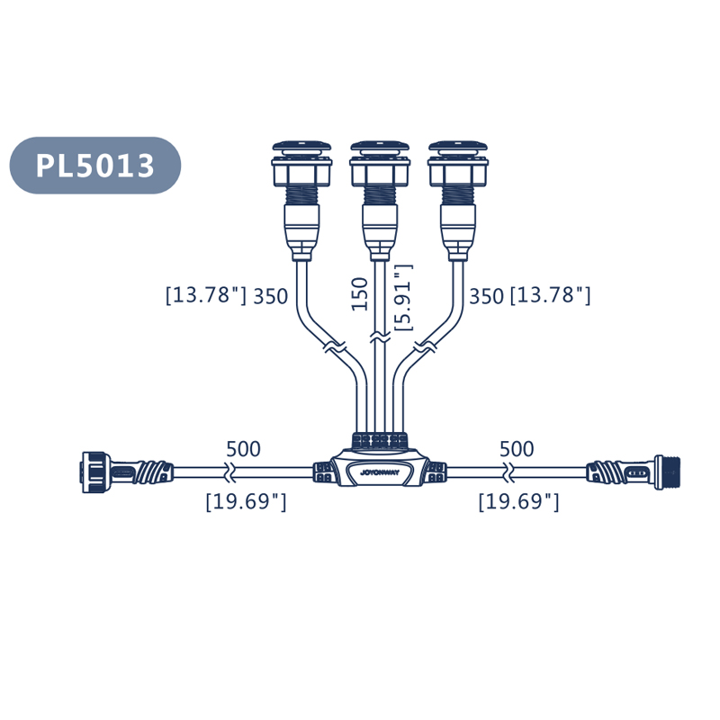 Câble LED PL5013 - 3 LEDS - JOYONWAY