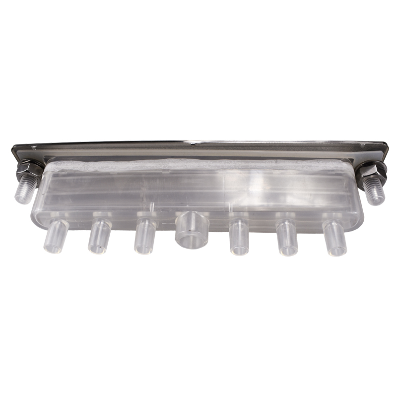 Cascade rectangulaire LED Inox 27cm pour spa
