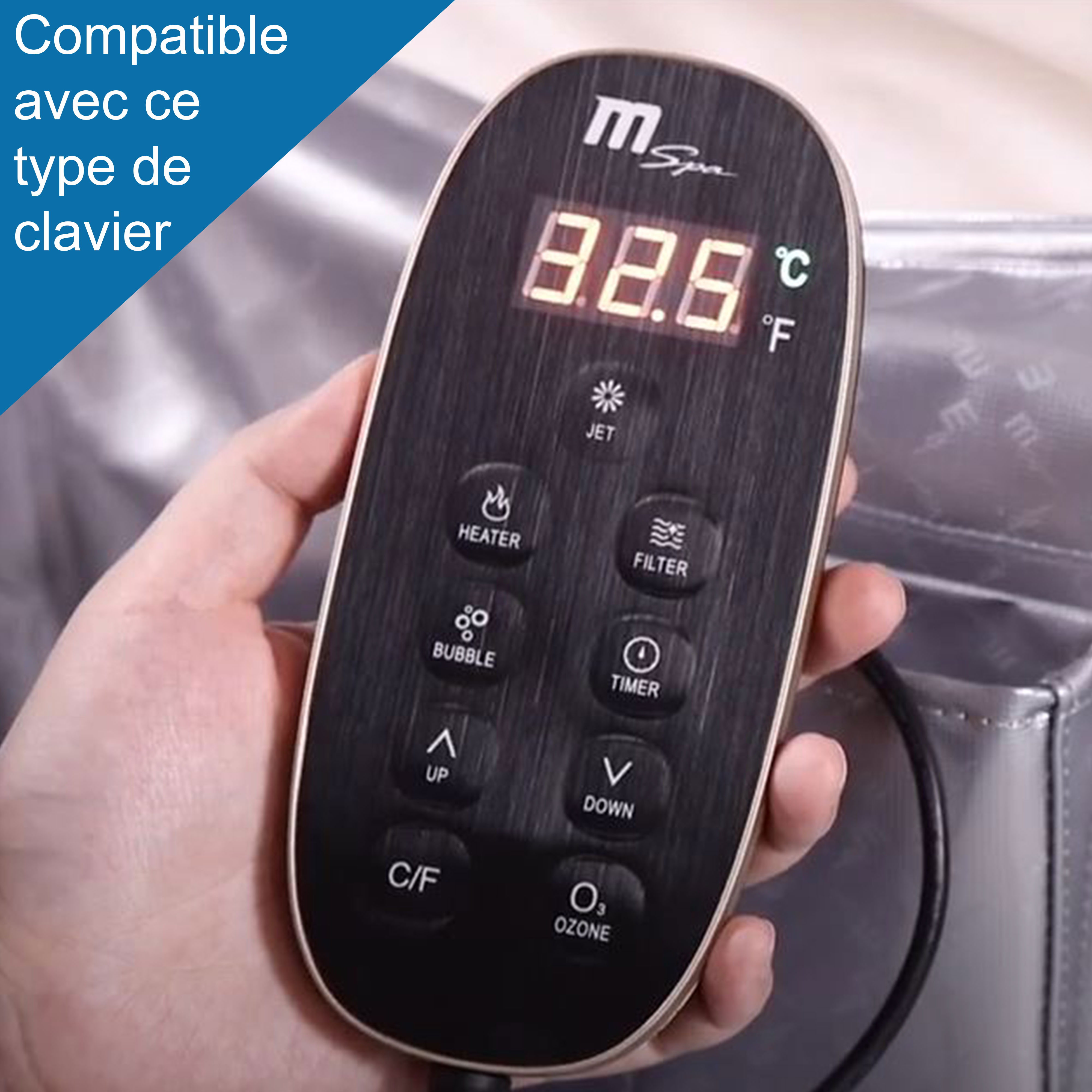 Carte électronique pour télécommande spa MSPA Premium et Elite 2020