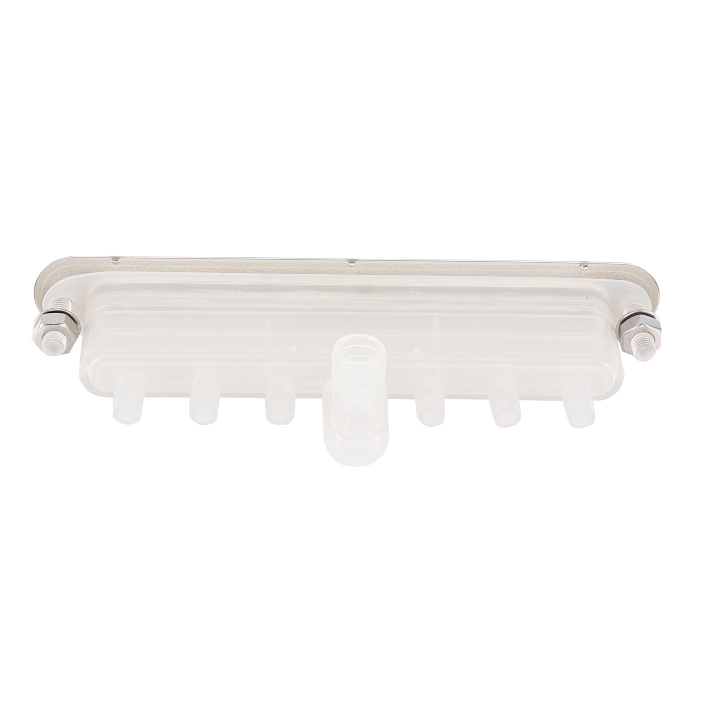 Cascade LED Inox 27cm avec coude 90°