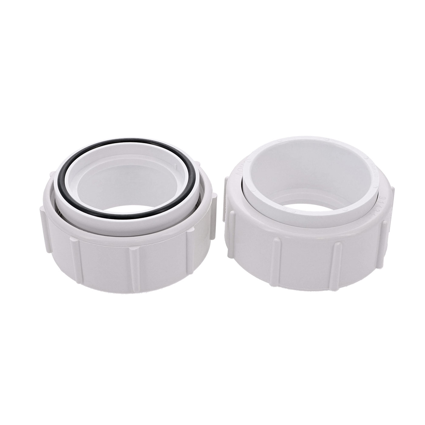 Lot de 2 unions pompe 78mm (3") vers 60mm (2")