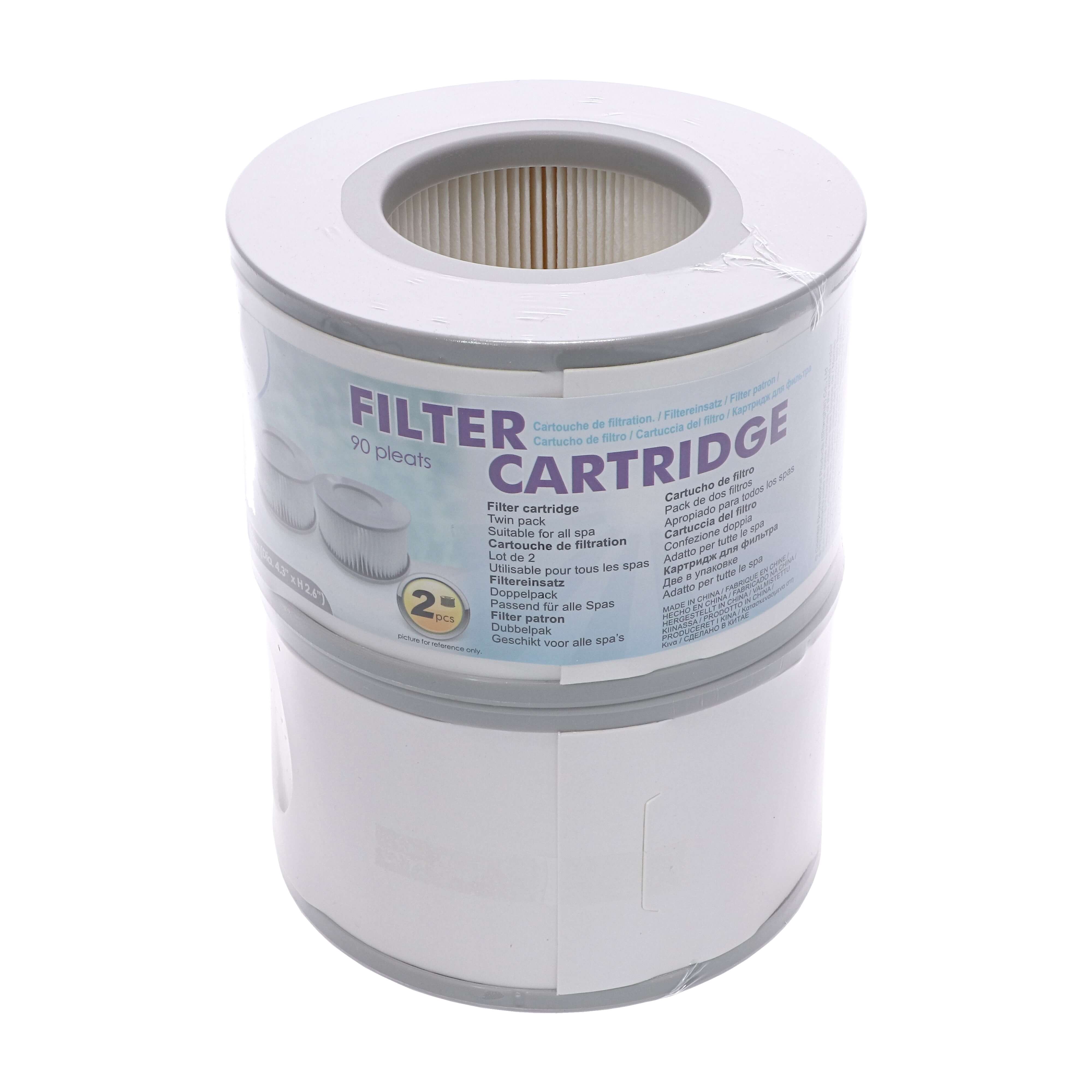 Lot de 2 filtres pour spa gonflable MSPA - Nouvelle génération