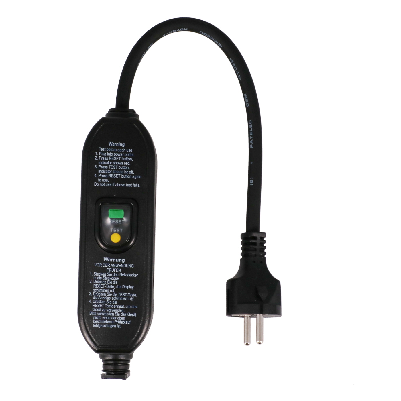 Plug Disjoncteur différentiel 10mA 220V Plug Disjoncteur différentiel 10mA 220V