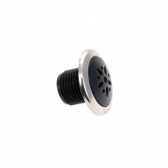 Air nozzle for "Volition" 1.6" blower - Stainless steel and black ABS