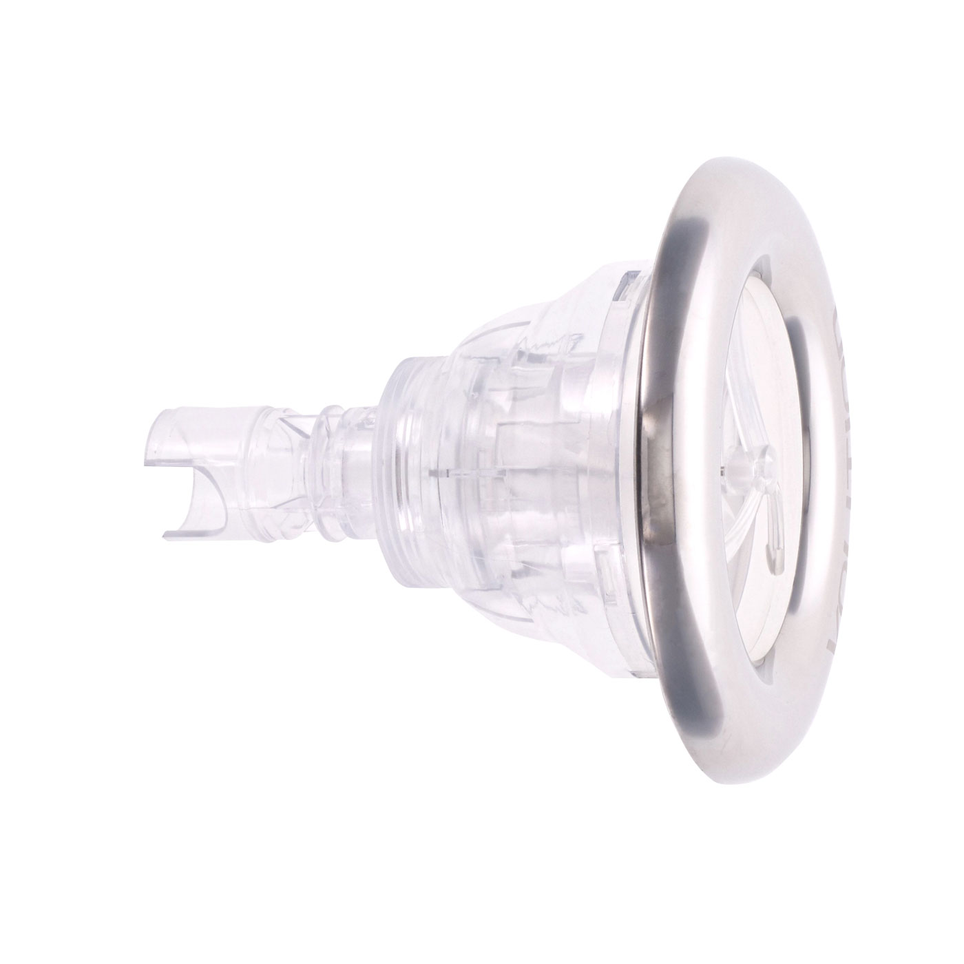 Jet transparent Twin Roto 5'' en ABS/Inox Volition