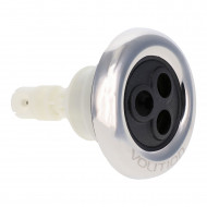 Volition 3.5" - Twin Pulse - Stainless Steel/Black ABS Nozzle