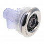 Jet Complet Vulcano 5" - INOX + ABS noir et transparent