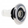 Jet Complet Vulcano 5" - INOX + ABS noir et transparent