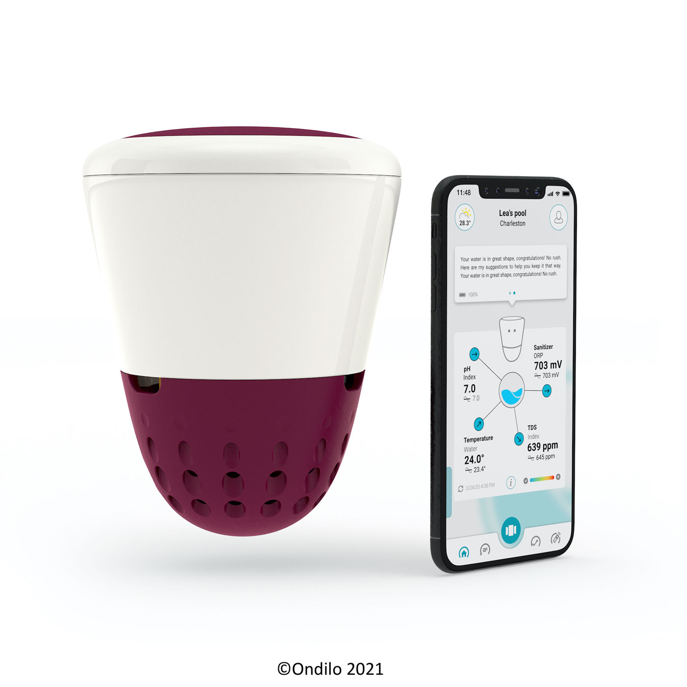 Appareil de mesure de l'eau connecté - ICO SPA