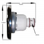 Jet 4.75" (133mm) Tornado INOX/ABS Calspas®
