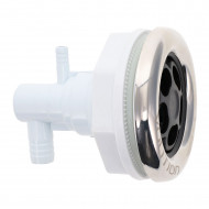 Universaldüse 5" Twin Pulse – INOX/ABS Schwarz