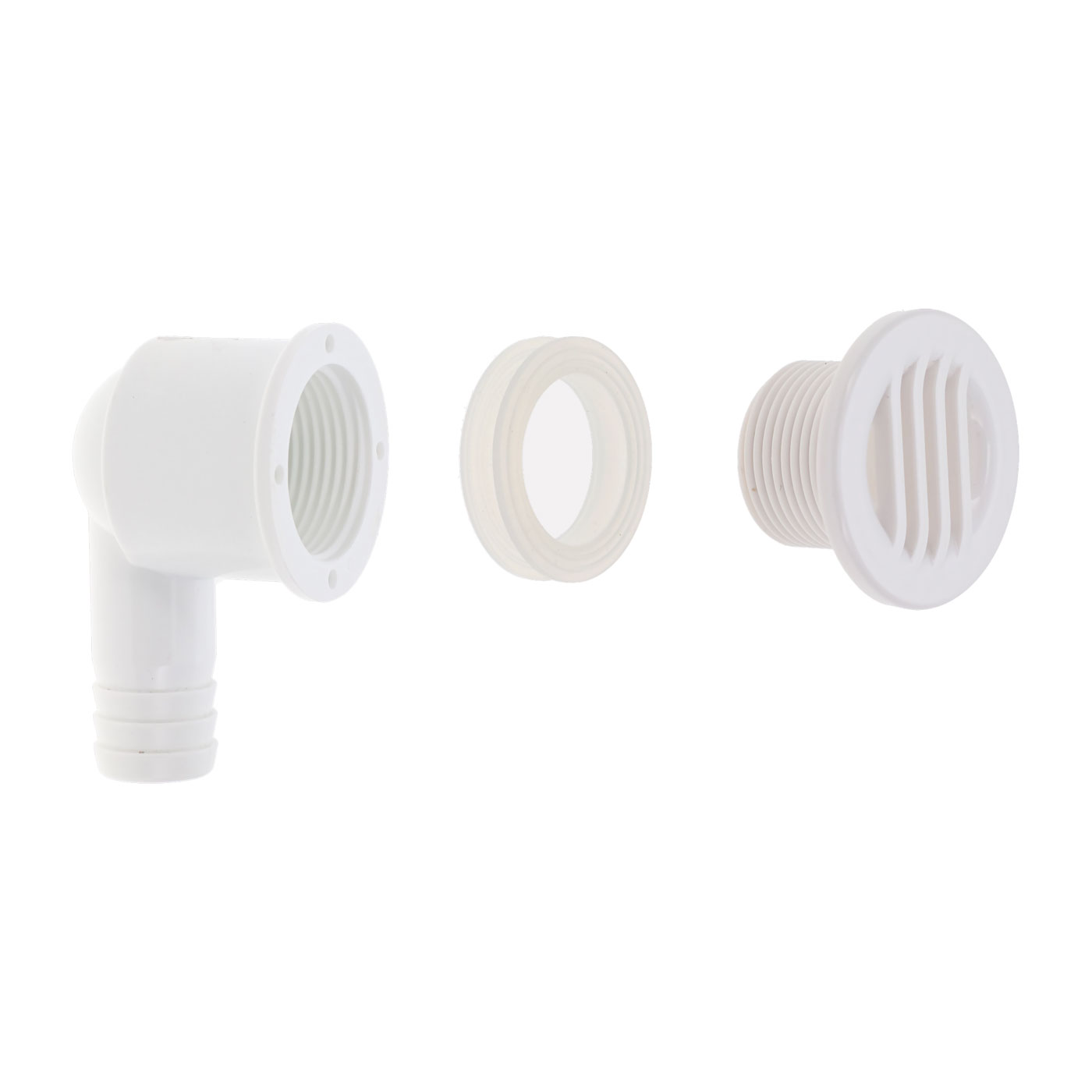 Bonde de refoulement ABS Blanc - 3/4''