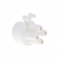 1" M - 4 outlets 3/8" M Barb Manifold