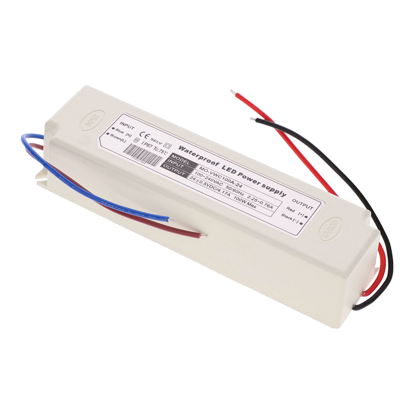 Boitier d'alimentation LED étanche 100W Boitier d'alimentation LED étanche 100W