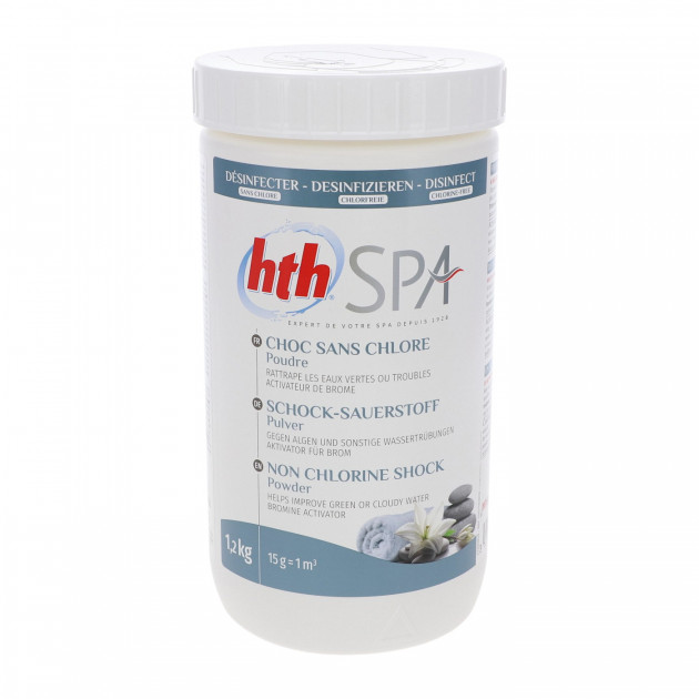HTH Spa Choc Sans Chlore 1,2 kg