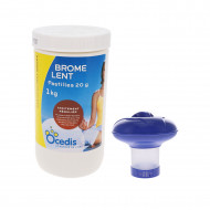 Bromine spa treatment kit + floating diffuser