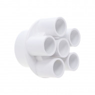 Whirlpool-Verteiler 1 x 2'' Innengewinde - 6 x 3/4'' Innengewinde