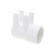 2" Closed Manifold - 4 x 3/4" Barb Fittings