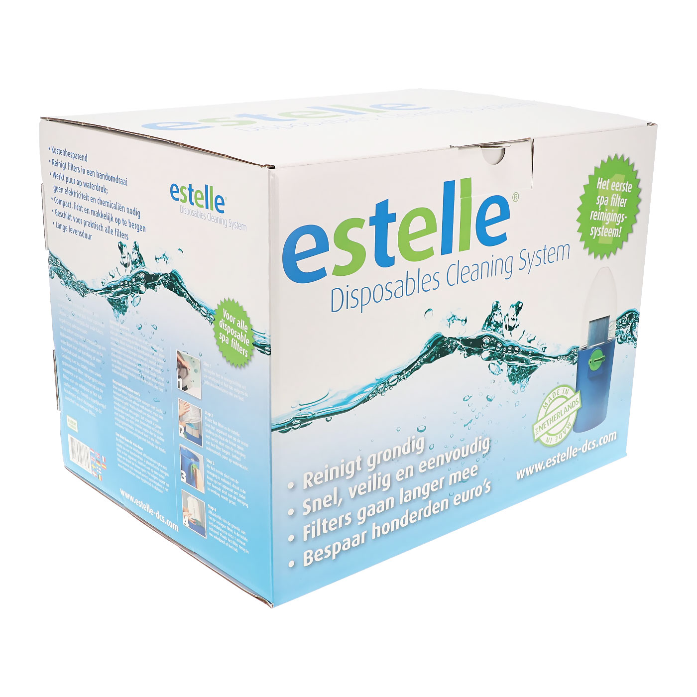 Système automatique de nettoyage pour filtre spa