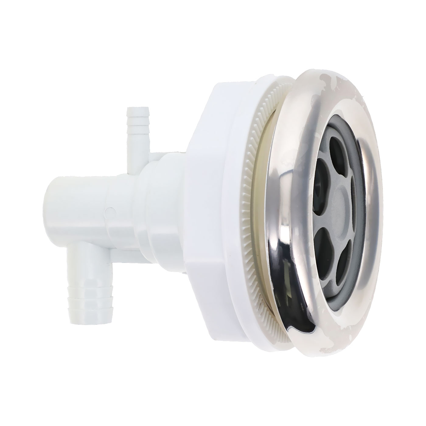 Jet complet 5" - Twin Pulse - INOX/ABS gris