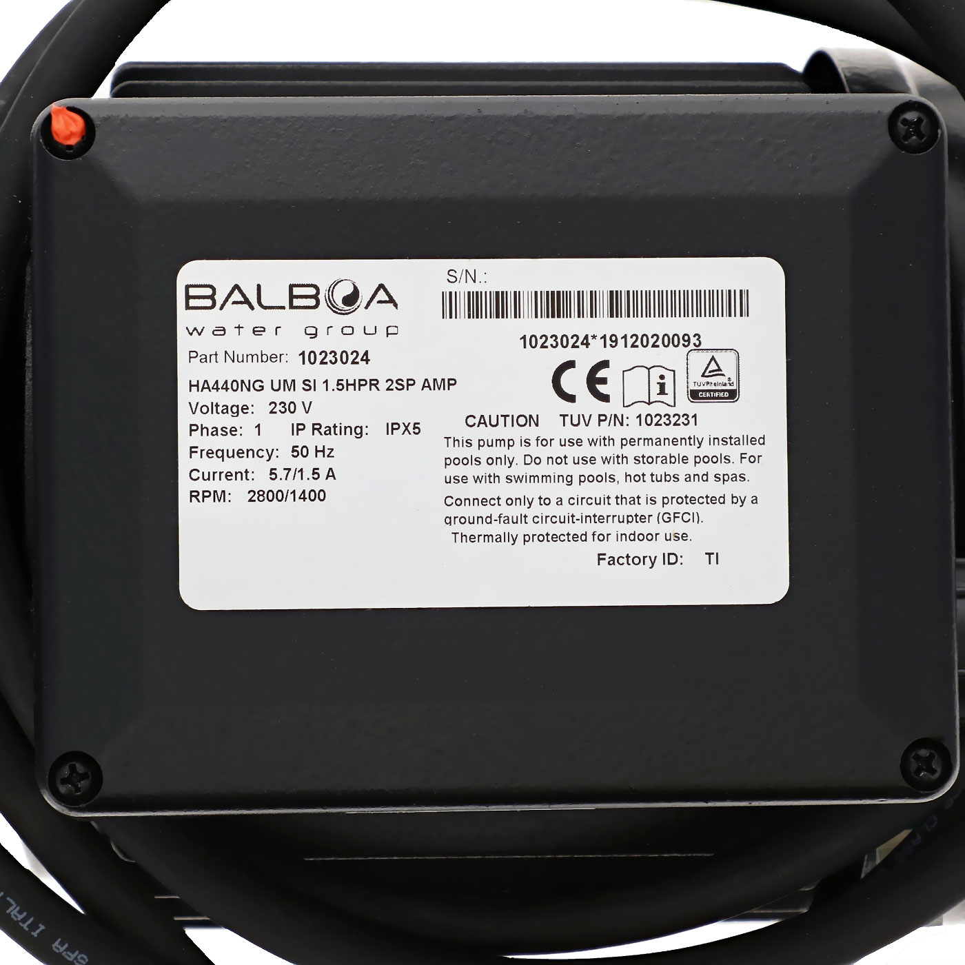 Pompe de massage HA 440NG 1.5HP bi-vitesse