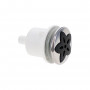 Cluster d'air INOX/ABS LVJ - forme de fleur (46mm)