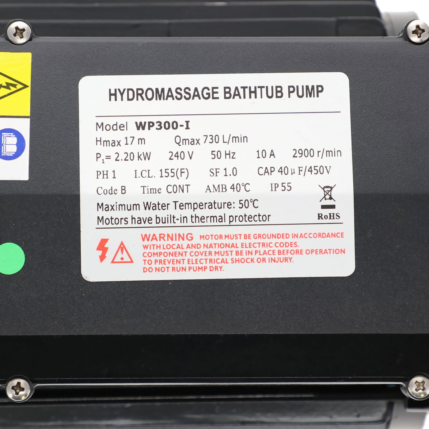 Pompe LX mono-vitesse WP300-I - 3HP (2.2kW)