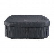 Black Mat + Cover Set for 6-Seater Square MSPA