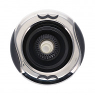 Whirlpool-Düse Wellis zum Clippen 5" (127 mm) - Richtungsdüse - 1 geripptes Loch - dunkelgrau V1